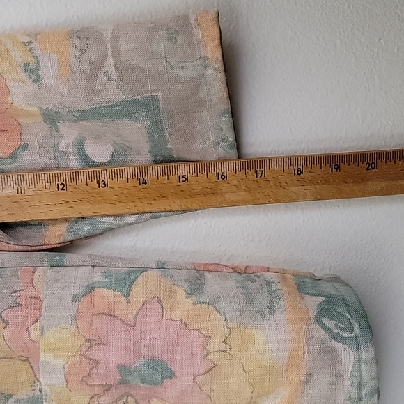 Vintage Irwin Alan Pink, Orange, Yellow & Green Floral Blazer 7/8 - Picture 9 of 15